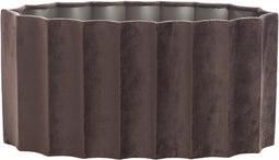 Light & Living Lampenkap ovaal Disli - Donkerbruin - 38x17.5x19cm - Modern