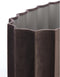 Light & Living Lampenkap ovaal Disli - Donkerbruin - 38x17.5x19cm - Modern
