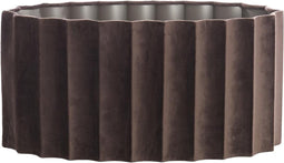 Light & Living Lampenkap ovaal Disli - Donkerbruin - 45x21x22cm - Modern