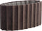Light & Living Lampenkap ovaal Disli - Donkerbruin - 45x21x22cm - Modern