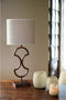 Light & Living Lampenkap Ovaal Saverna - Eiwit - 30x15x25cm - voor Tafellampen, Staande lamp