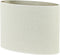Light & Living Lampenkap Ovaal Saverna - Eiwit - 38x17,5x28cm - voor Tafellampen, Staande lamp