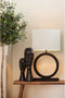 Light & Living Lampenkap ovaal Saverna - Eiwit - 45x21x32cm - Modern