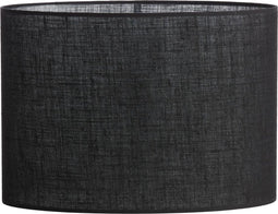 Light & Living Lampenkap ovaal Sendai - Zwart - 38x17.5x28cm - Modern