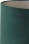 Light & Living Lampenkap Ovaal Velours - Dutch Green - 30x15x25cm - voor Tafellampen, Staande lamp