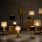 Light & Living Lampenkap Ovaal Velours - Zwart - 38x17,5x28cm