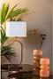 Light & Living Lampenkap Saverna - Eiwit - Ø30cm - voor Tafellampen, Staande lamp, Hanglampen