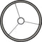 Light & Living Lampenkap Velours - 25x18x25 (BxHxD) - Fluweel - Zwart