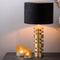Light & Living Lampenkap Velours - 25x18x25 (BxHxD) - Fluweel - Zwart