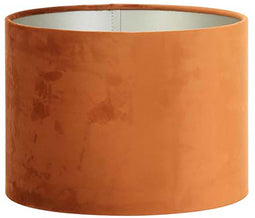 Light & Living - Lampenkap VELOURS - Ø20x15cm - Oranje