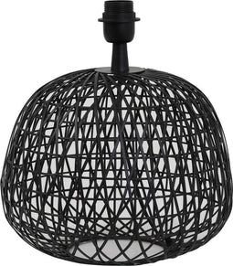 Light & Living Lampvoet Alwina - Zwart - Ø32cm - Modern - Woonkamer - Slaapkamer