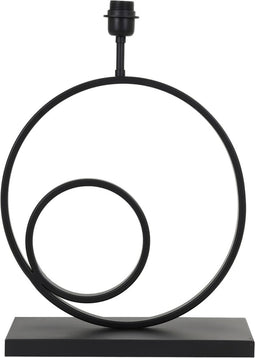 Light & Living Lampvoet Omega - Zwart - 39,5x18,5x47 cm - Modern - Woonkamer - Slaapkamer
