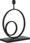 Light & Living Lampvoet Omega - Zwart - 39,5x18,5x47 cm - Modern - Woonkamer - Slaapkamer