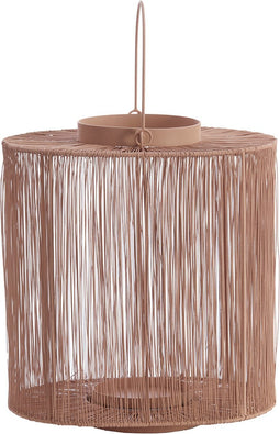 Light&living Lantaarn 28x20x30 cm BANJO oud roze