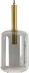 Light & Living Lekar Hanglamp - Antiek Brons/Glas - Ø22x32 cm