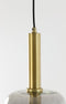 Light & Living Lekar Hanglamp - Antiek Brons/Glas - Ø22x32 cm