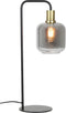 Light & Living Lekar Tafellamp - Antiek Brons/Smoke Glas - Ø18x57,5 cm