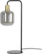 Light & Living Lekar Tafellamp - Antiek Brons/Smoke Glas - Ø18x57,5 cm