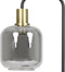 Light & Living Lekar Tafellamp - Antiek Brons/Smoke Glas - Ø18x57,5 cm
