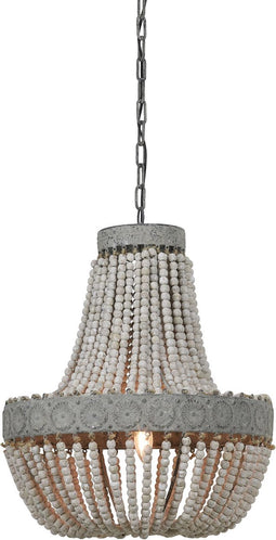Light & Living Luna Hanglamp - Oud Wit - Ø51x63cm