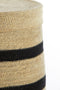 Light & Living - Mand BELLAGIO - Ø33x52cm - Wit - Set van 2