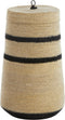 Light & Living - Mand BELLAGIO - Ø33x52cm - Wit - Set van 2