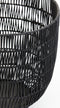 Light&living Mand S/2 Ø33x24+Ø41x42 cm MATTN rotan mat zwart