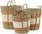 Light&living Mand S/3 max Ø40x40 cm GAMEIRO naturel-wit-oranje