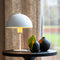 Light & Living Merel Tafellamp - Wit - Ø25x35cm