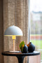 Light & Living Merel Tafellamp - Wit - Ø25x35cm