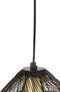 Light & Living Meya Hanglamp - Zwart/Goud - Ø23cm