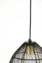 Light & Living Meya Hanglamp - Zwart/Goud - Ø23cm