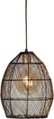 Light & Living Meya Hanglamp - Zwart/Goud - Ø23cm