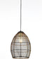 Light & Living Meya Hanglamp - Zwart/Goud - Ø23cm