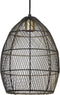 Light & Living Meya Hanglamp - Zwart/Goud - Ø23cm