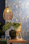 Light & Living Meya Hanglamp - Zwart/Goud - Ø23cm