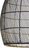 Light & Living Meya Hanglamp - Zwart/Goud - Ø23cm