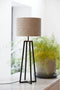 Light & Living Miley Lampvoet - Zwart - 21x21x56 cm