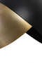 Light & Living Namco Hanglamp - Antiek Brons/Zwart - Ø25x21cm
