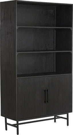 Light & Living Opbergkast Dubaku - Mangohout - 180 x 100cm - Zwart