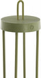 Light&living - Oplaadbare Tafellamp - voor binnen en buiten - LED-Ø13x50 cm - ISALO - olijf groen