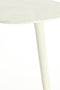 Light & Living Organische Bijzettafel Linos - 67 x 49cm - Crème
