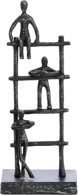 Light&living Ornament 19x4x41 cm COLLIO antiek zwart