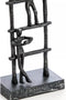 Light&living Ornament 19x4x41 cm COLLIO antiek zwart