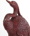Light & Living - Ornament CRANE - 21.5x12x40cm - Rood