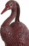 Light & Living - Ornament CRANE - 27x13.5x51.5cm - Rood