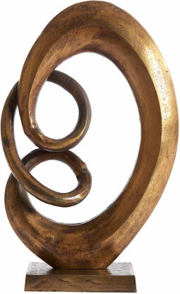 Light & Living Ornament Eddy - Antiek Brons - 20x20x34cm - Modern - Kerst cadeau - Kerst cadeautjes - Cadeau vrouw - Cadeau man - Cadeau voor haar - Cadeau voor hem - Kerstcadeau - Kerst kado - Kado man - Kado vrouw