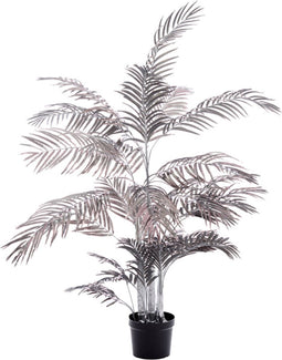 Light&living Ornament in pot 145x135x135 cm PALM metallic grijs