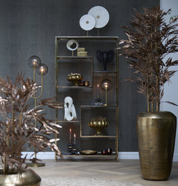 Light&living Ornament in pot 180x100x180 cm BAMBOO metallic donker brons