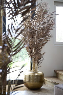 Light&living Ornament in pot 198x160x198 cm PALM metallic donker brons